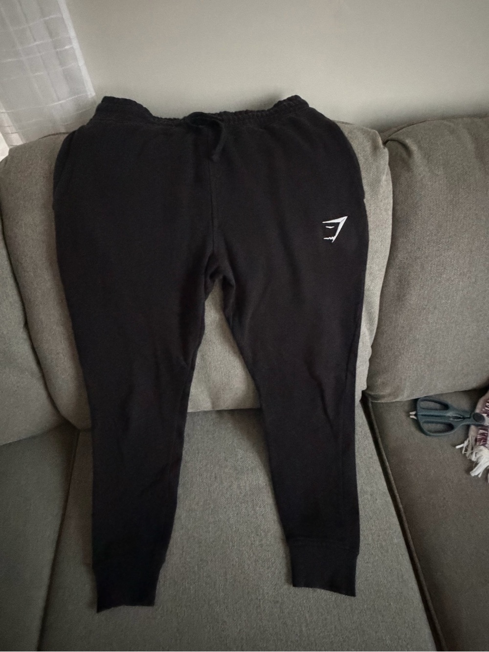 Men’s Black Jogger Sweatpants with Logo